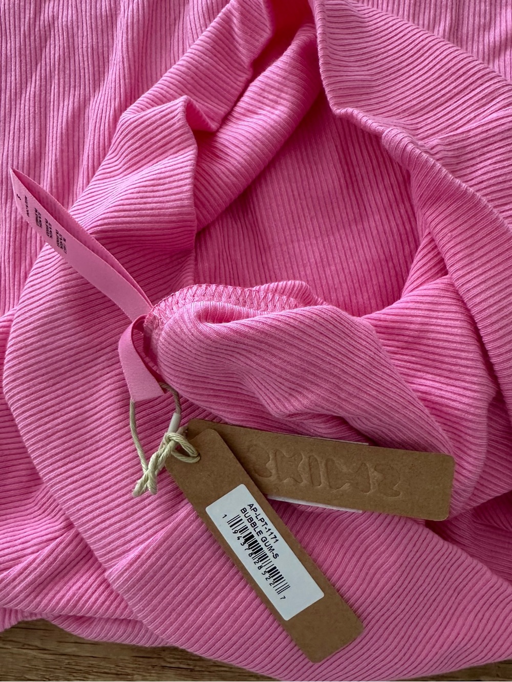 Skims Brand New (NWT) Soft Lounge Bubblegum Foldover Pants - *RARE* - Picture 5 of 6